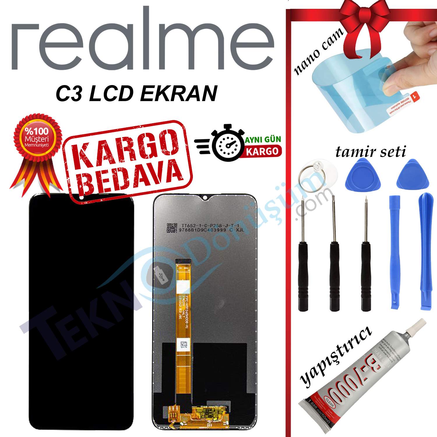 REALME C3 ORJİNAL LCD DOKUNMATİK EKRAN