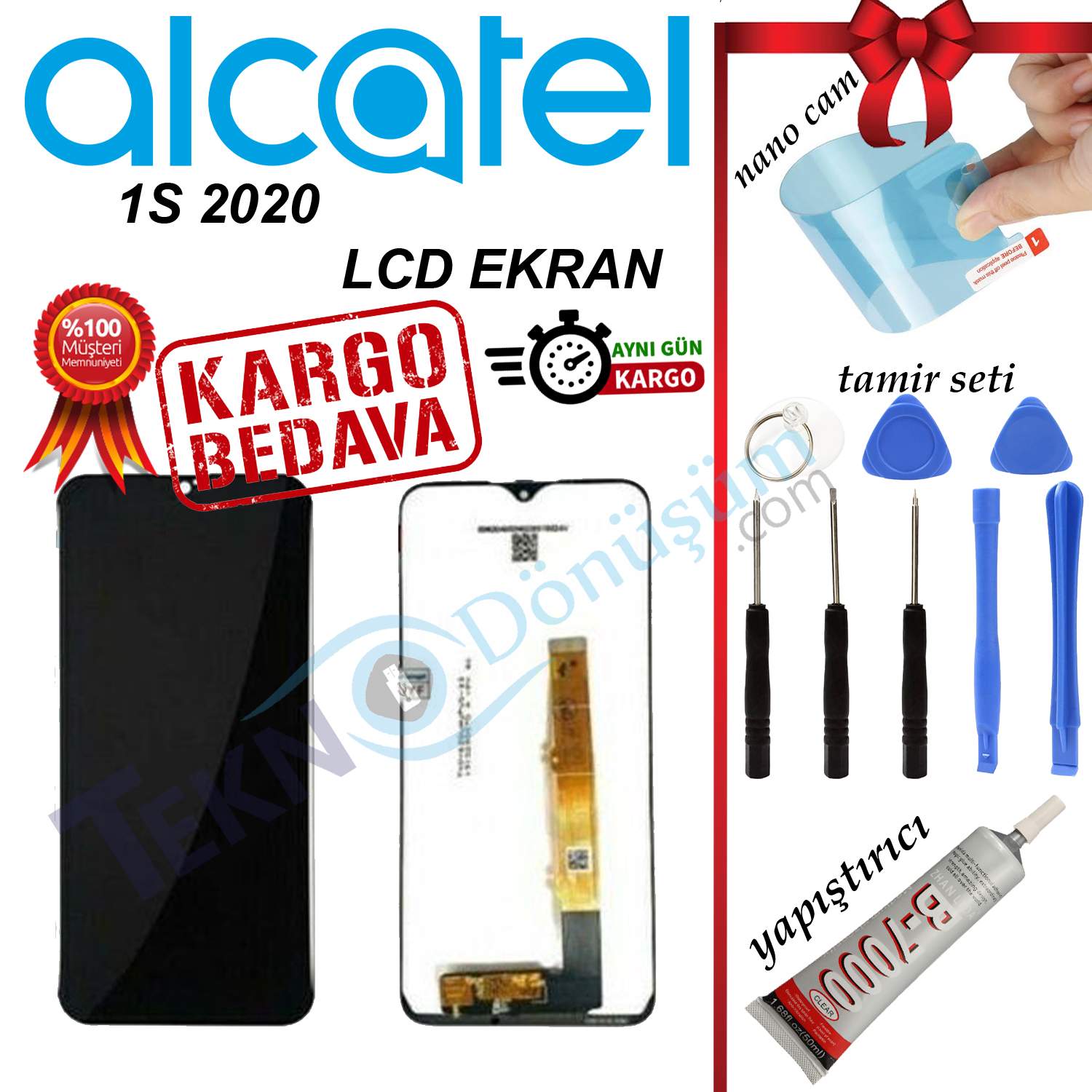 ALCATEL 1S 2020 ORJİNAL LCD DOKUNMATİK EKRAN